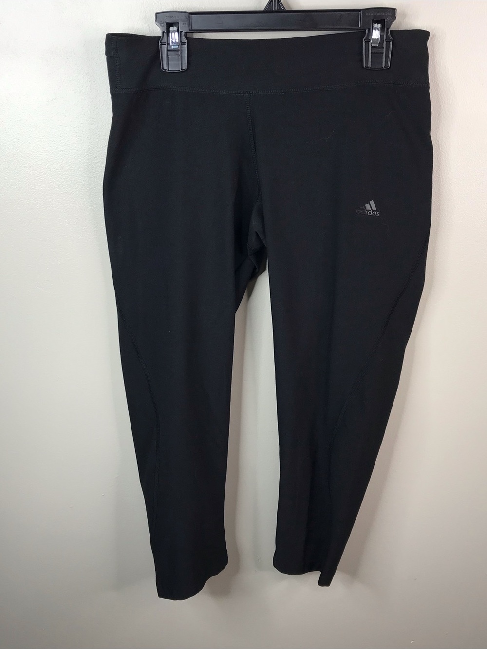 Adidas Climalite Black Cropped Leggings Sz Small